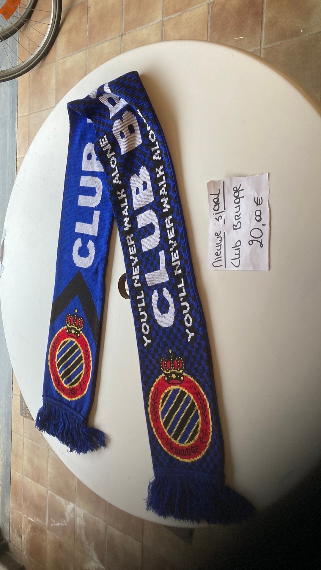 Nieuwe vintage sjaal Club Brugge, Ophalen, Nieuw, Sjaal