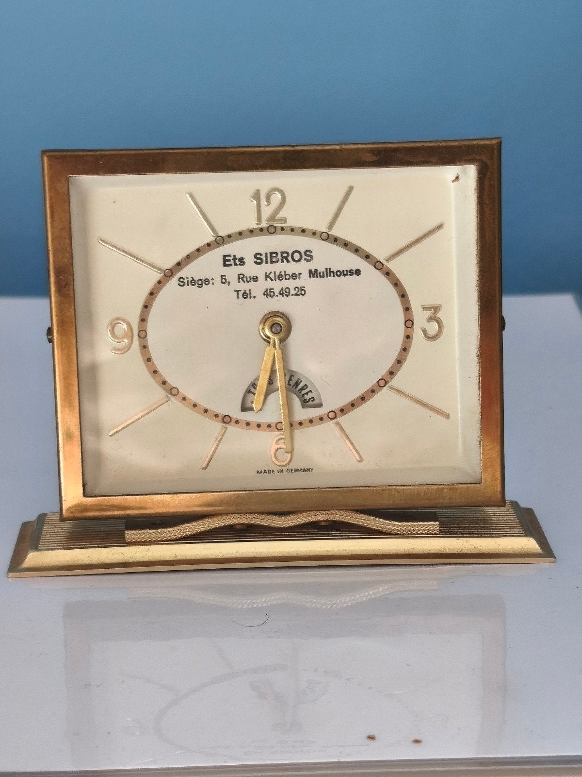 Ancienne montre publicitaire mécanique vintage/collector, Envoi