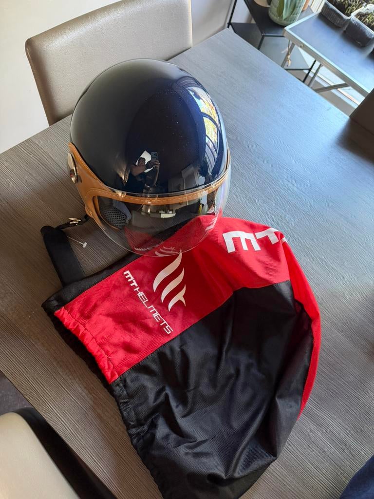 scooter helm, Fietsen en Brommers, Ophalen, Nieuw, Small