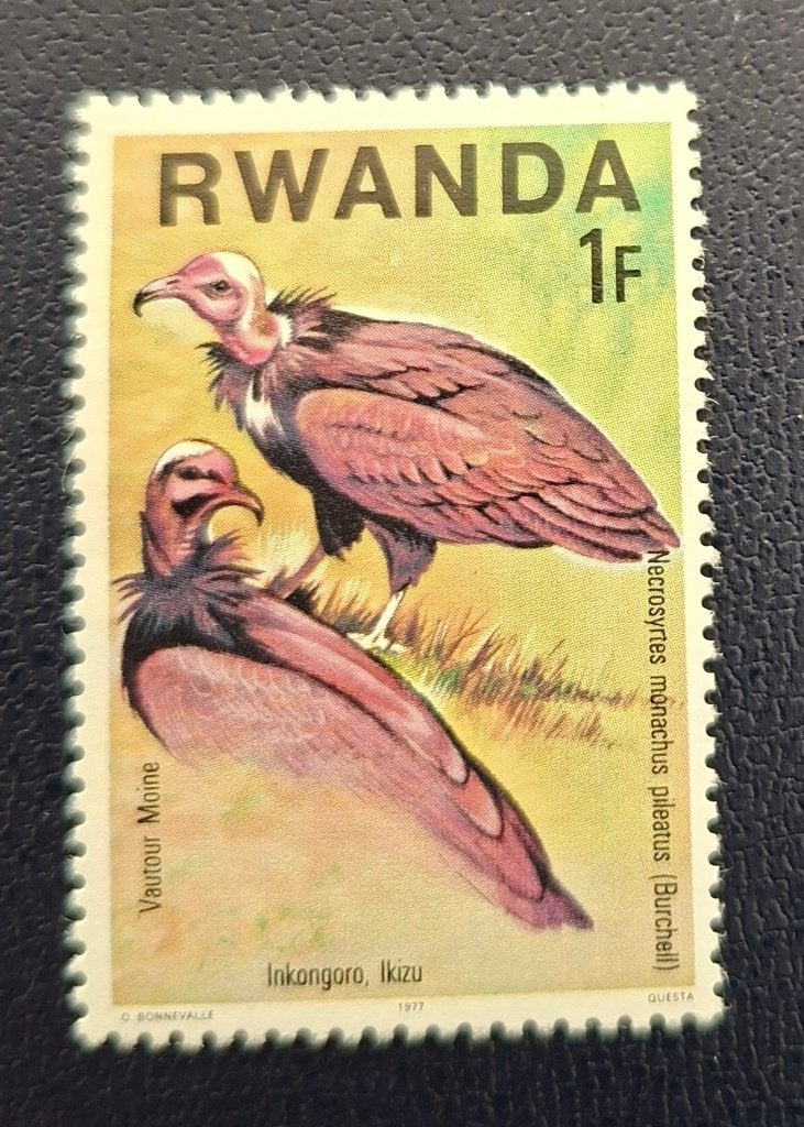 Timbre Rwanda OBP 833**, Enlèvement ou Envoi, Non oblitéré