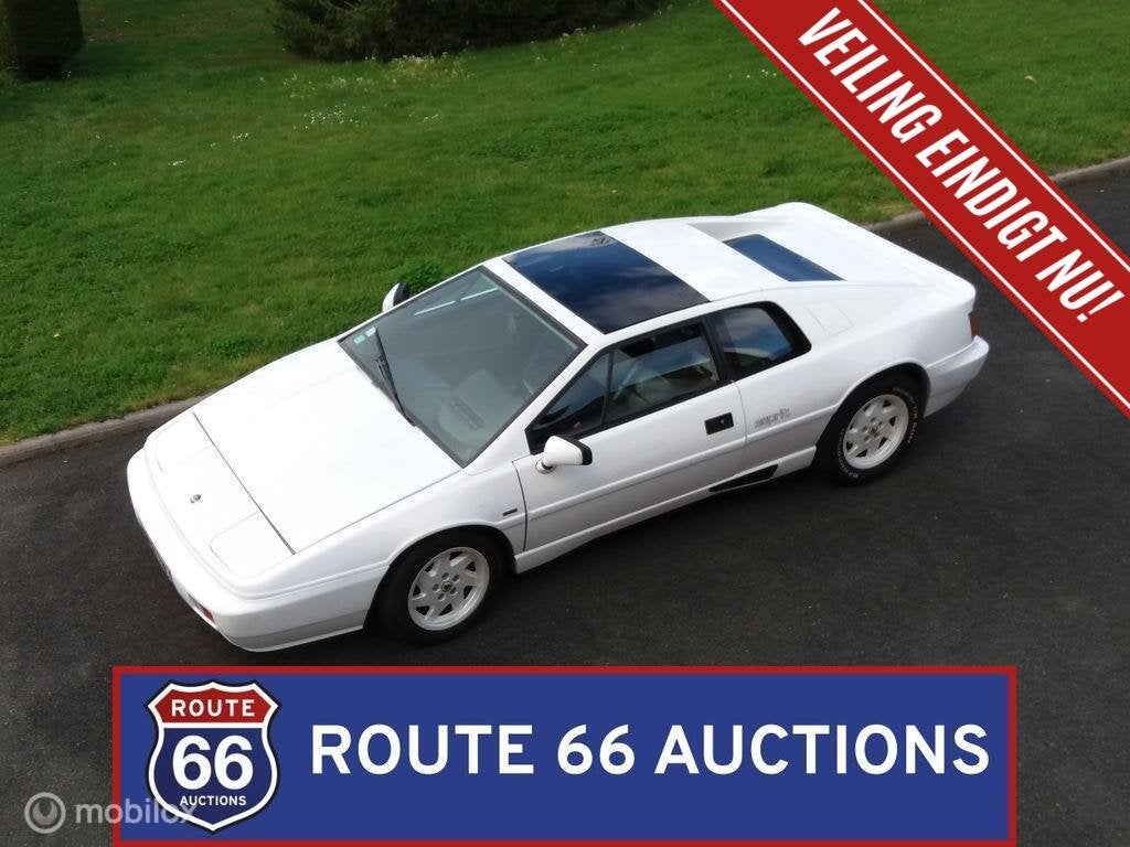 Lotus Esprit | 1989 | Route 66 Auctions, Zwart, Bedrijf, Handgeschakeld, Overige carrosserie