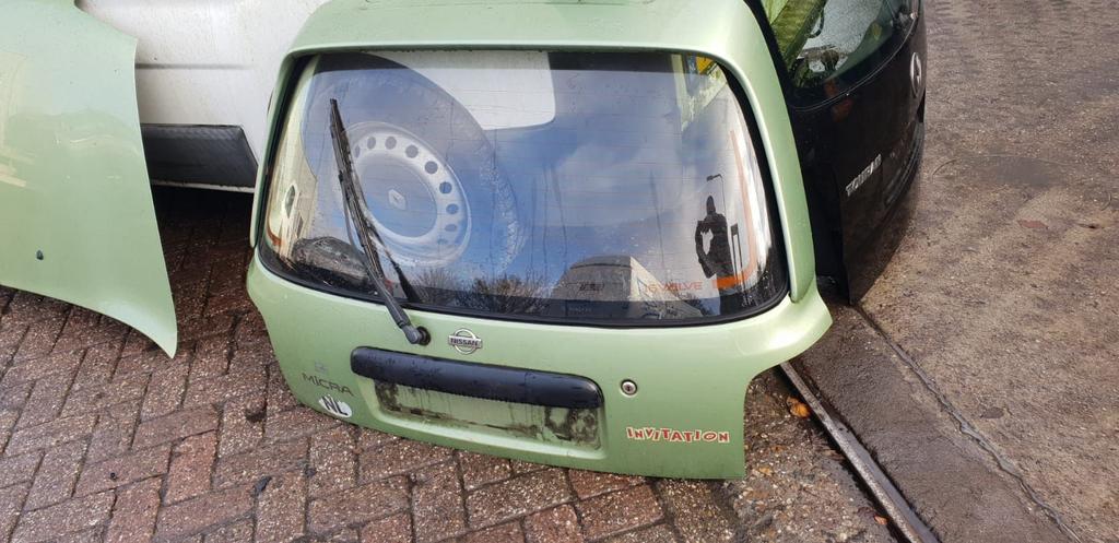 NISSAN MICRA ACHTERKLEP +SPOILER BJ 1993 TOT 2002, Autos : Pièces & Accessoires, Carrosserie & Tôlerie, Haillon arrière, Arrière