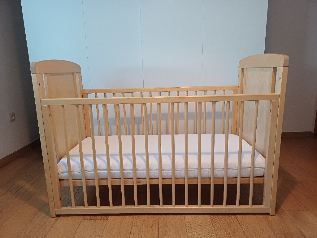 Babybed, Ophalen, Gebruikt, 70 tot 85 cm, Minder dan 140 cm