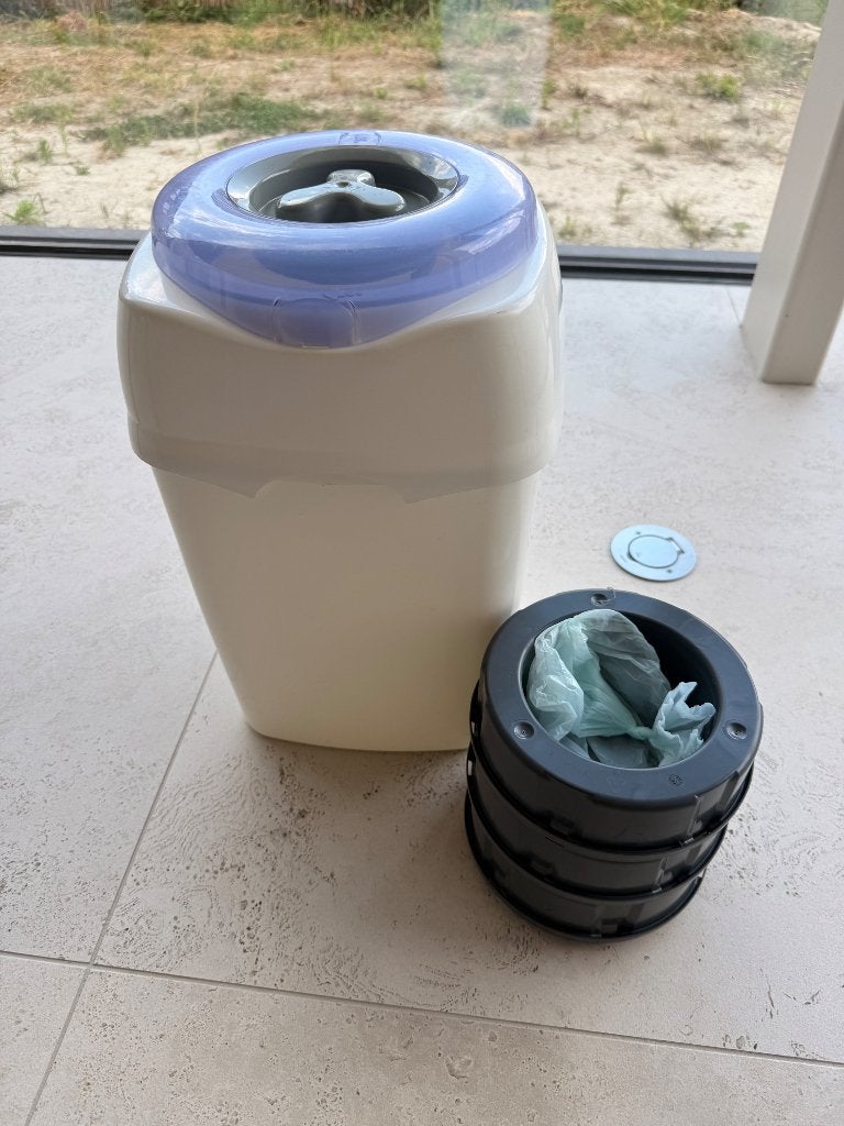 Luieremmer met 3x navulling, Kinderen en Baby's, Badjes en Verzorging, Ophalen, Gebruikt, Luieremmer