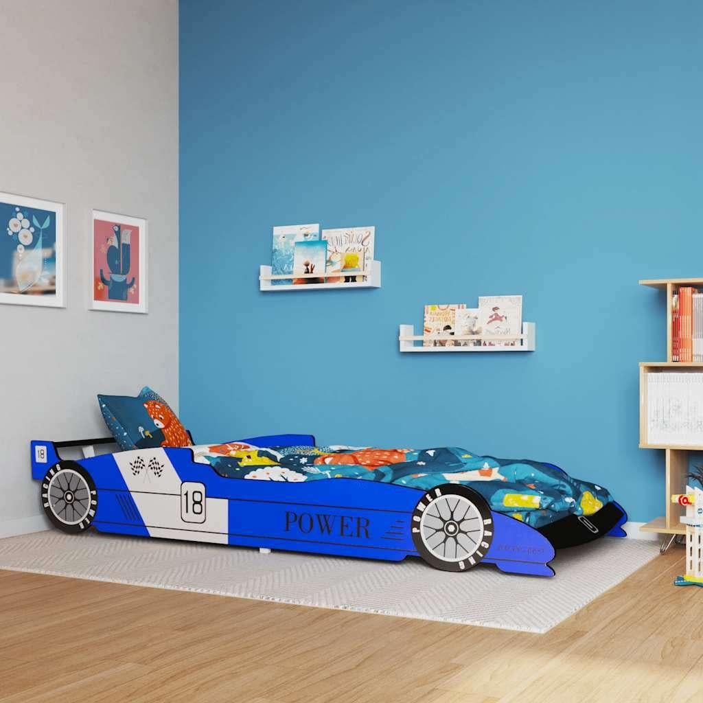 *MOET WEG* Kinderbed Race auto VidaXL, Ophalen, 90 cm, Eenpersoons, Blauw