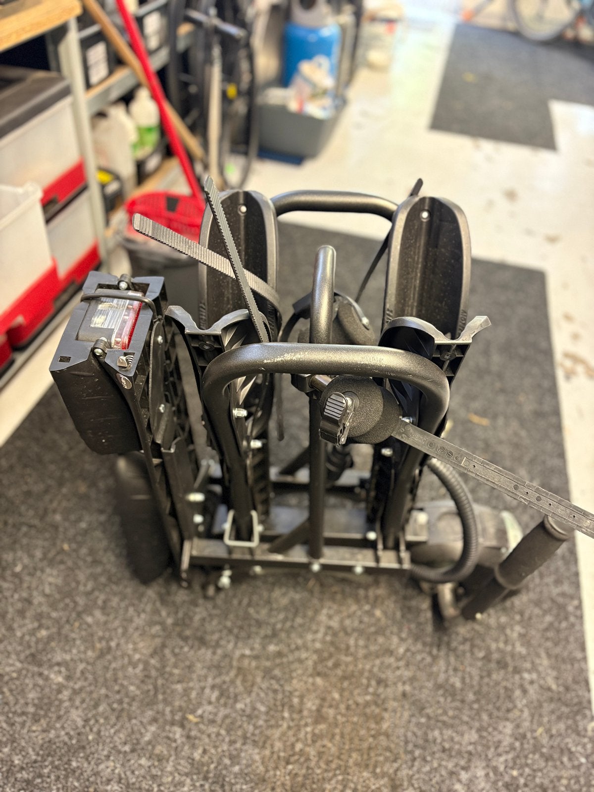 Porte vélo Mottez Zeus 2 places, Enlèvement
