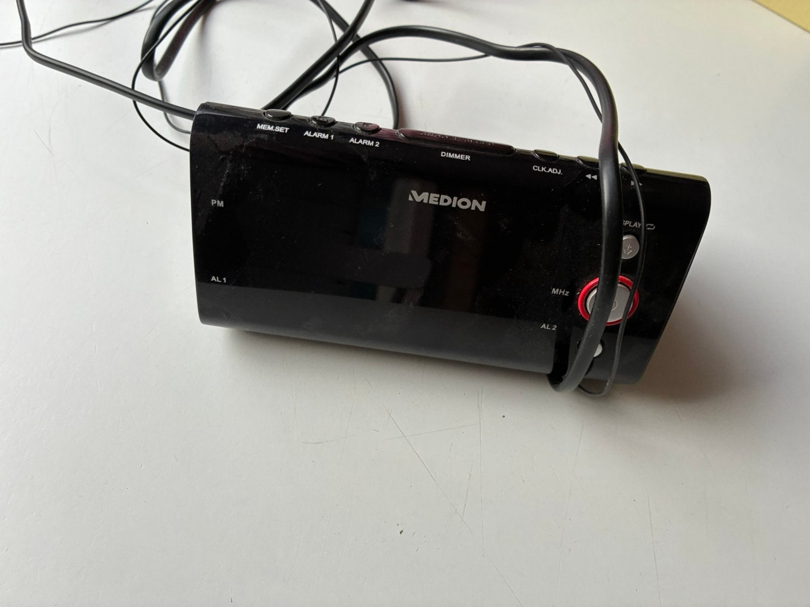 Wekkerradio, Elektronische apparatuur, Wekkers, Ophalen of Verzenden, Gebruikt, Digitaal