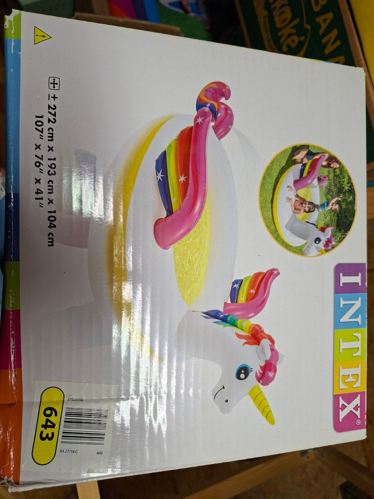 Unicorn kinderzwembad Intex, Kinderen en Baby's, Ophalen of Verzenden, Zo goed als nieuw
