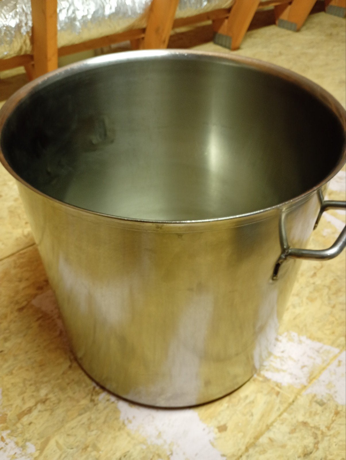 grote kookpot, +/- 30 liter, Huis en Inrichting, Ophalen, Inox, Zo goed als nieuw, Kookpan