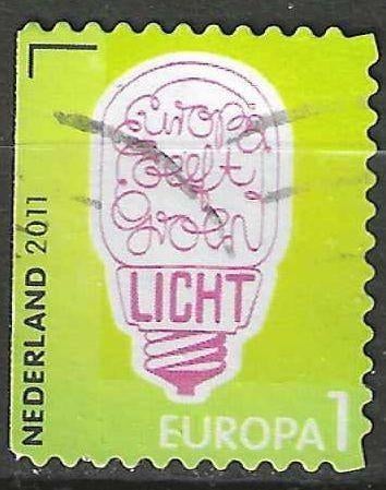 Pays-Bas 2011 - Yvert 2795 - Green Post - Autocollant (ST), Envoi, Affranchi