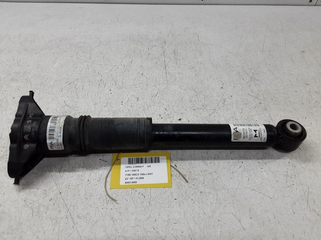 AMORTISSEUR ARRIÈRE DROIT Opel Corsa F (UB / UH / UP), Opel, Opel Automobile GmbH, Utilisé, Kontakt-opel@opel.com