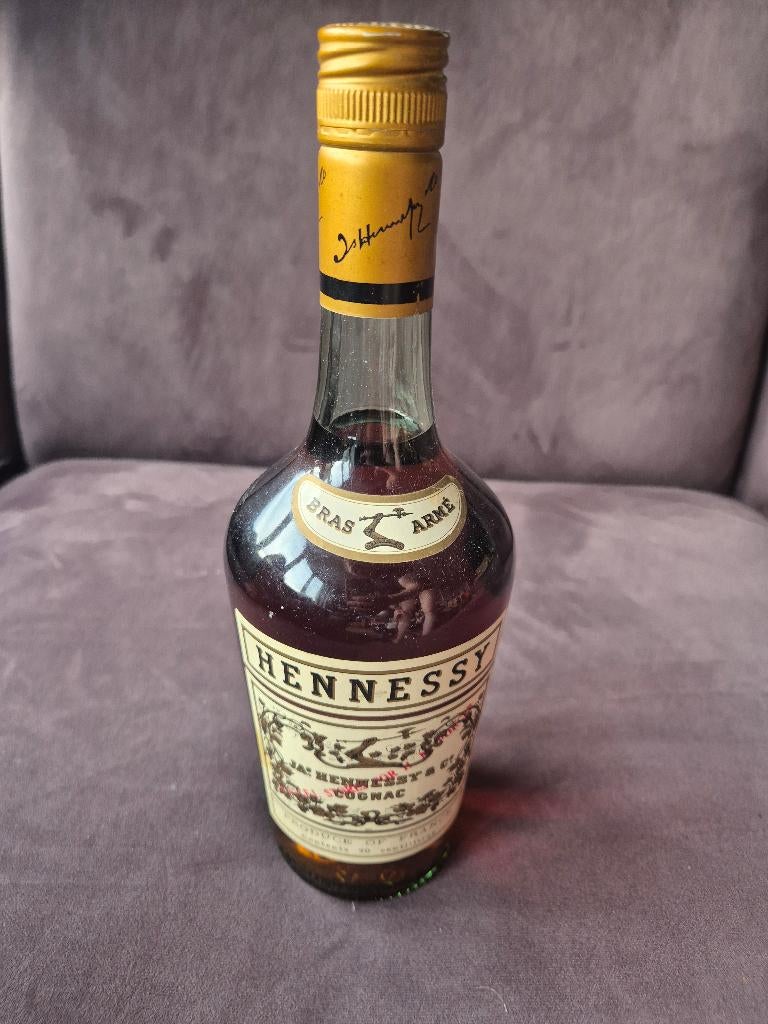 Hennessy Bras Armé - oude duty free fles - cognac - 70cl, Verzamelen, Ophalen, Nieuw