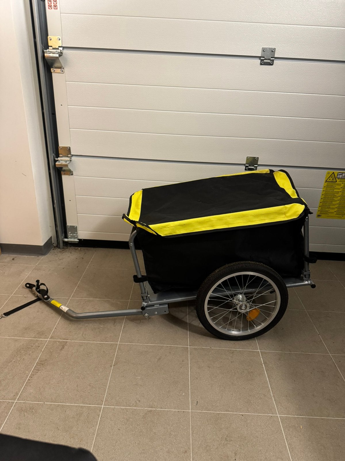 Remorque de vélo - capacité 65kg, Enlèvement, Utilisé