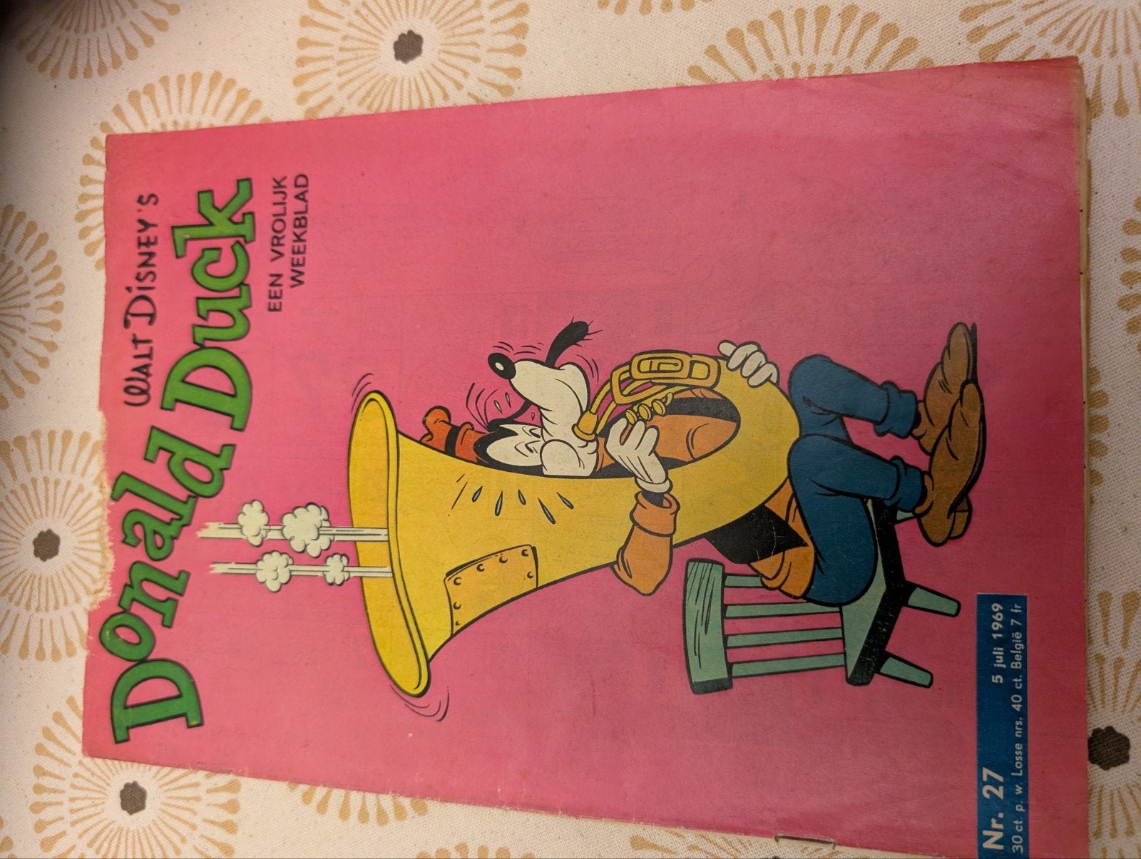 BANDE DESSINÉE VINTAGE DE DONALD DUCK DU 5 JUILLET 1969, Livres, Enlèvement ou Envoi