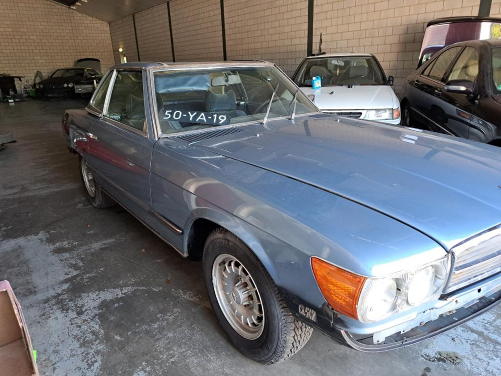 Goedkoopste rijdende europese 450 sl van internet oldtimer, Auto's, Automaat, Cabriolet, Mercedes-Benz, Particulier