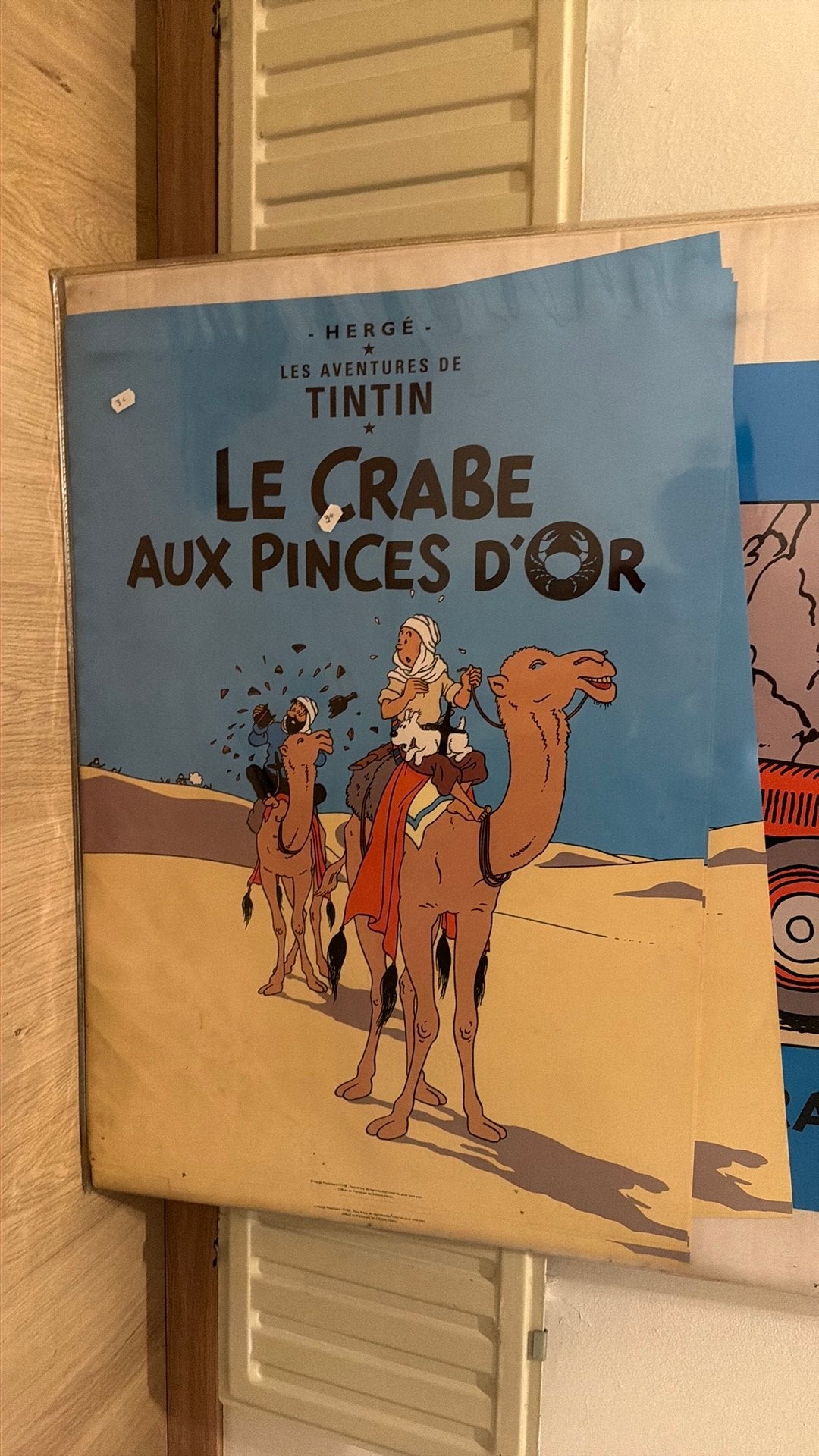TinTin affiche / Kuifje Poster, Ophalen, Zo goed als nieuw