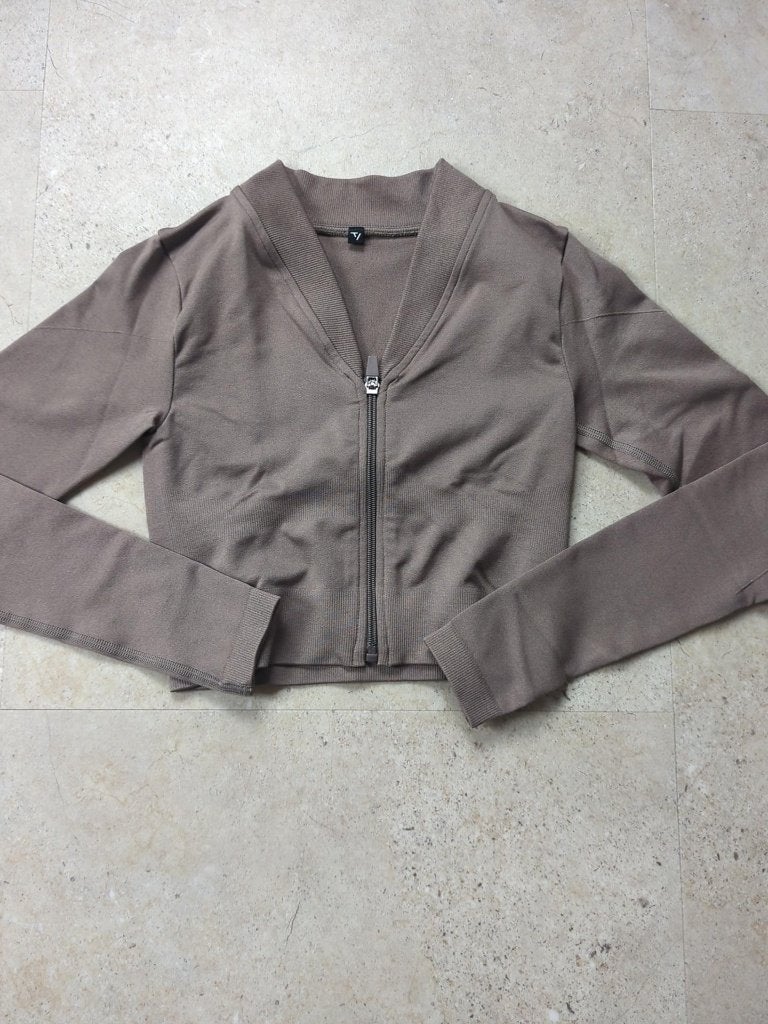 TEVEO bruine jas, Kleding | Dames, Sportkleding, Bruin, Verzenden, Maat 34 (XS) of kleiner, TEVEO