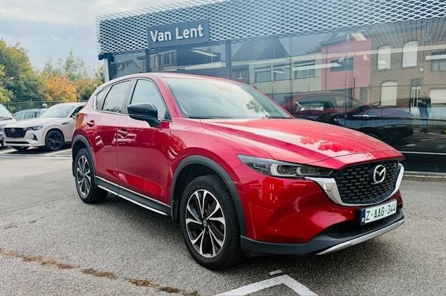 Mazda CX-5 10/2023 57297 km Mazda Mild Hybrid, Rouge, Achat, Euro 6, Entretenue par le concessionnaire
