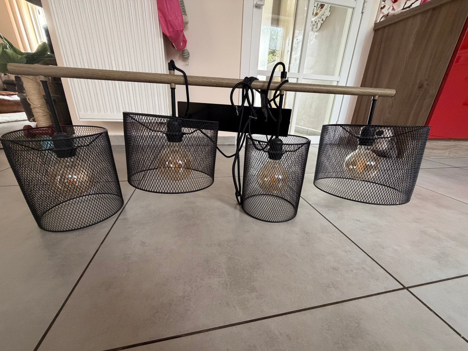 Lampe Salon, Enlèvement ou Envoi, Comme neuf, Bois, 5 – 50
