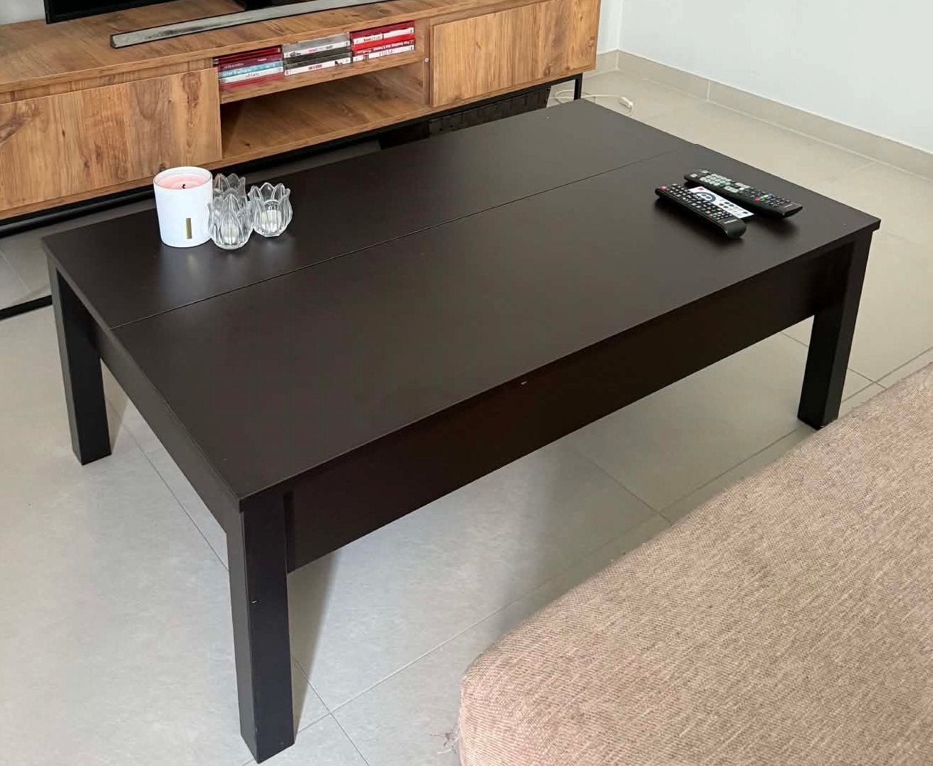 Table basse + table à manger + établi, Enlèvement, Comme neuf