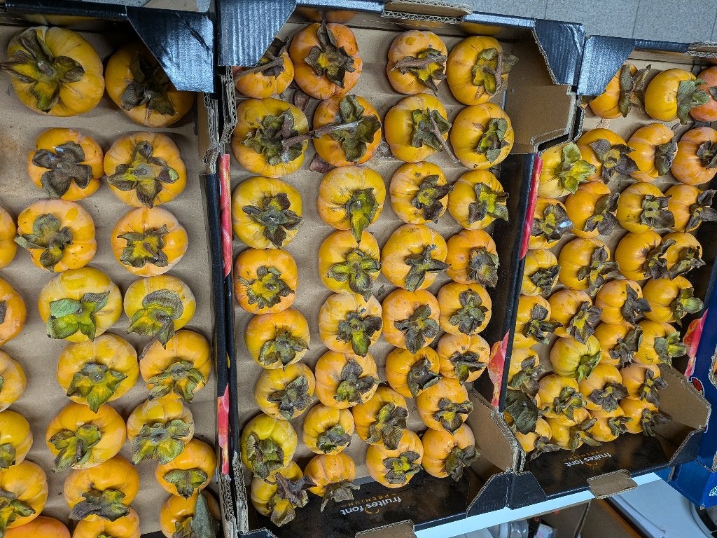 fruits kaki biologiques, Articles professionnels, Enlèvement