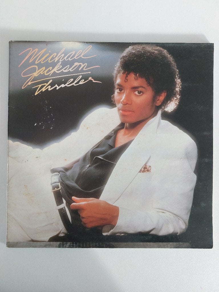 Michael Jackson - Thriller (1982 - Couverture), Rock, Enlèvement ou Envoi, Pochette photo, Utilisé