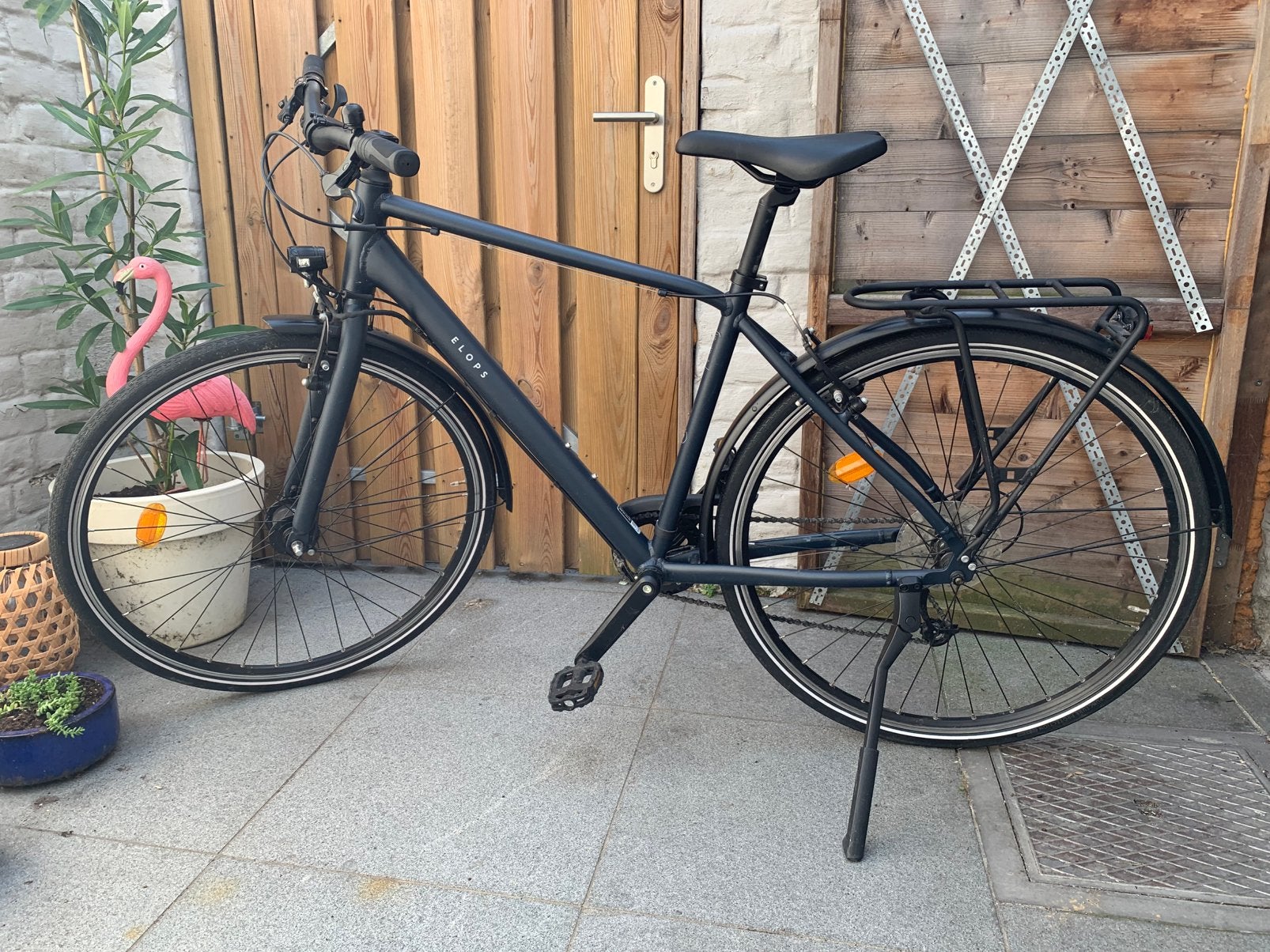 Decatlon Elops stadsfiets, Ophalen
