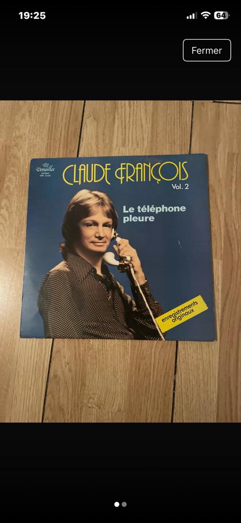 33 tours claude François, Ophalen of Verzenden, Zo goed als nieuw