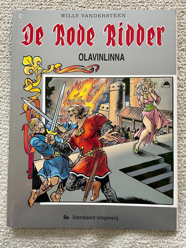 De rode ridder | 195. Olavinlinna, Gelezen, Karel Biddeloo, Verzenden, Eén stripboek
