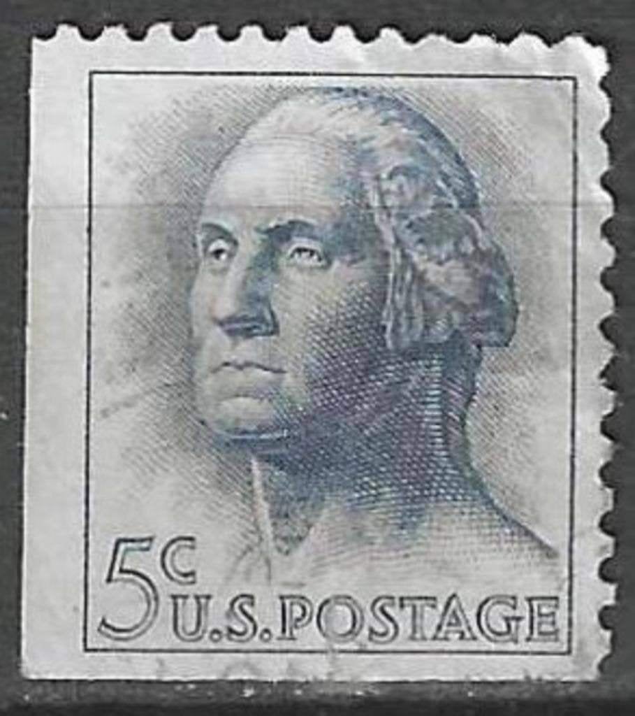 États-Unis 1962/1963 - Yvert 741LO - George Washington (ST), Envoi, Affranchi