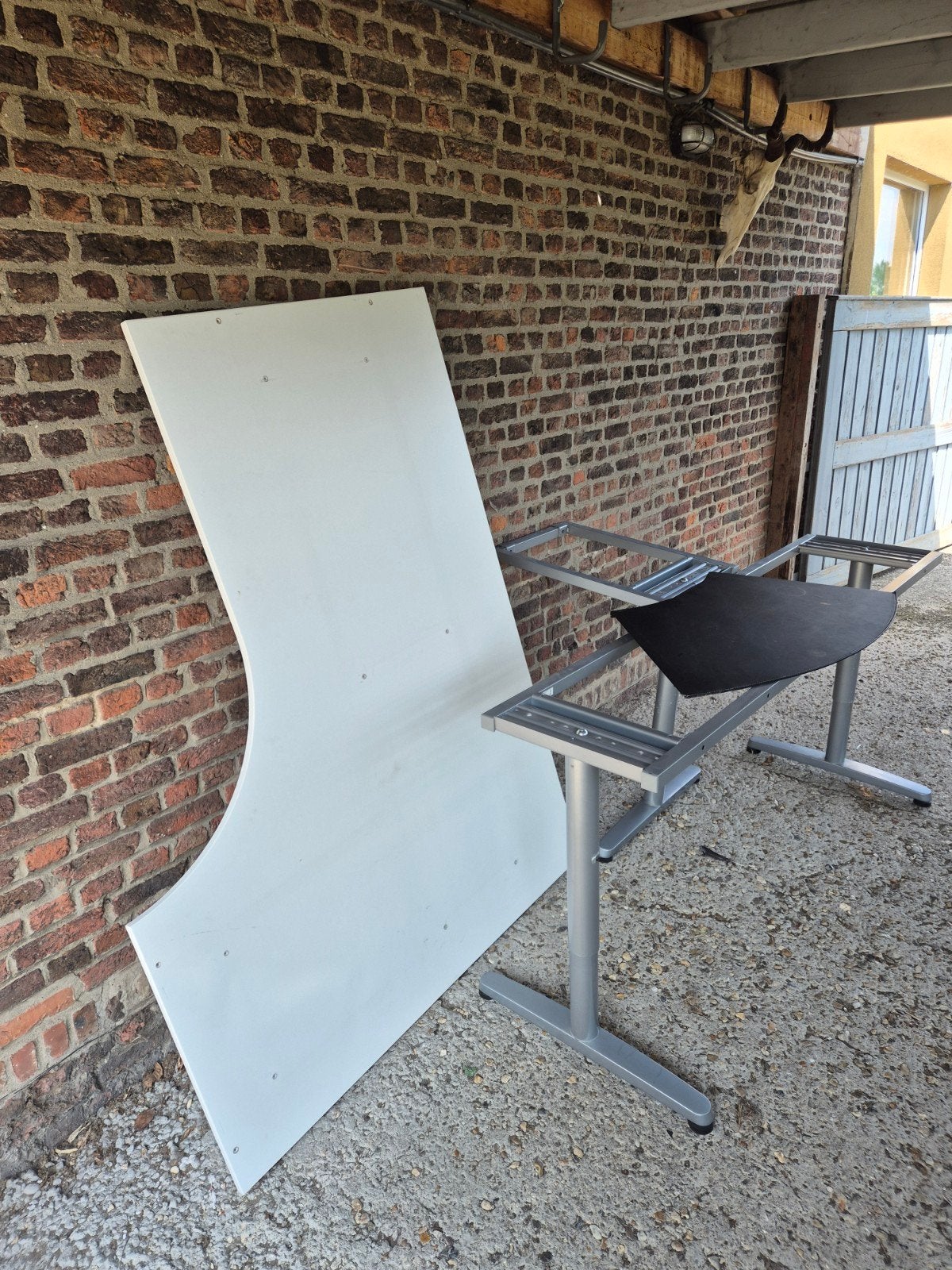 Ikea Galant hoekbureau 160cm x 120cm, Huis en Inrichting, Bureaus, Ophalen, IKEA, Wit, Hoekbureau