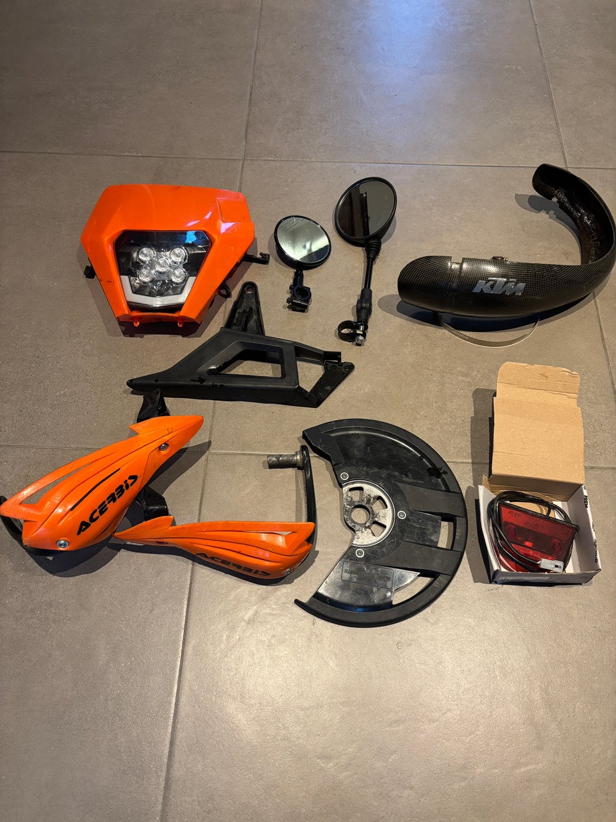 Ktm EXC onderdelen, Motoren, Nieuw, Particulier, Enduro, LED Verlichting
