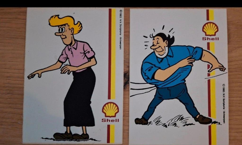 Autocollants en forme de coquille, personnage de dessin anim, Collections, Enlèvement ou Envoi, Comme neuf, Bande dessinée ou Dessin animé