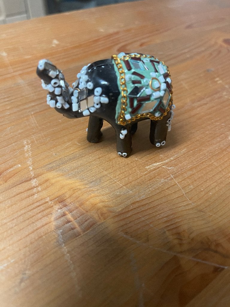 Petit éléphant décoratif artisana, Enlèvement, Comme neuf
