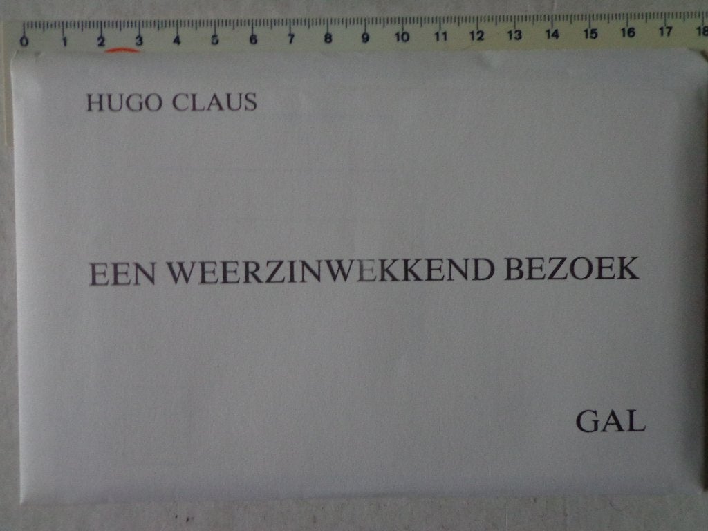 Hugo Claus en Gal "Het weerzinwekkend bezoek" 11 postkaarten, Ophalen of Verzenden, Zo goed als nieuw, Hugo Claus