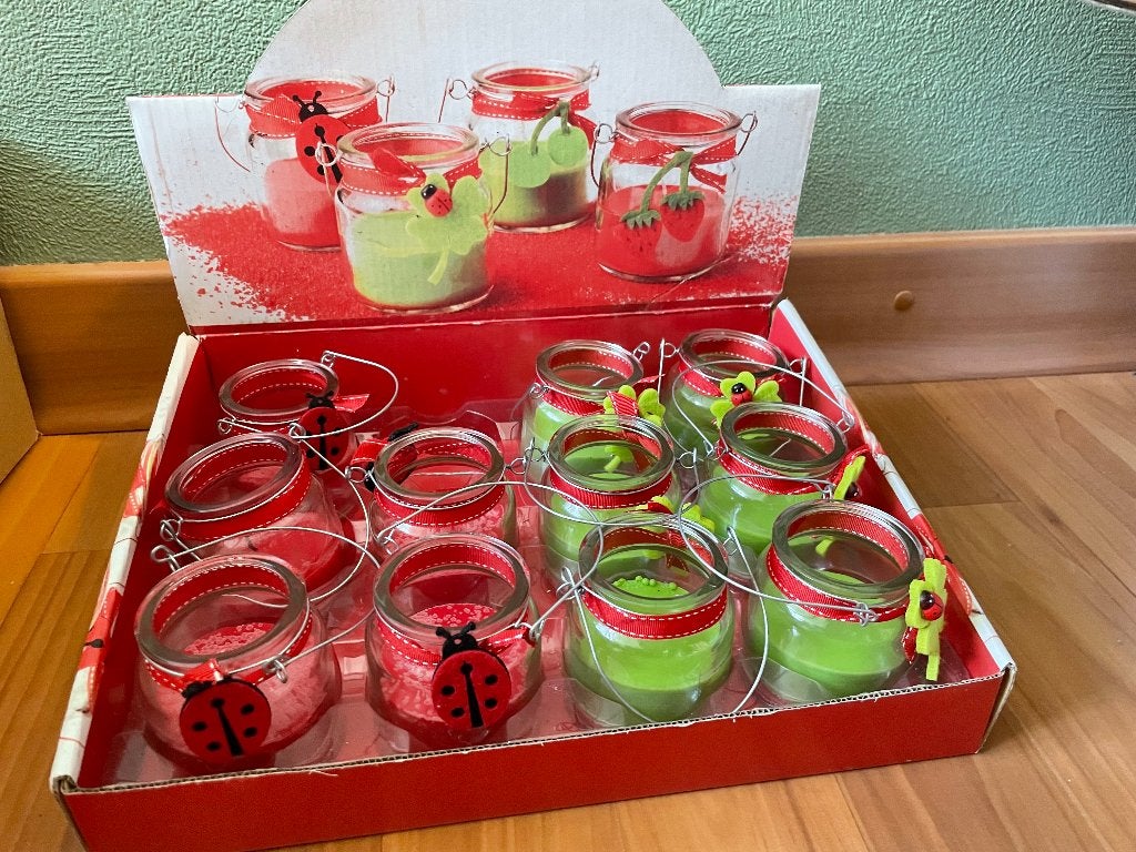 Kaarsjes, Ophalen, Kaars, Groen, Glas