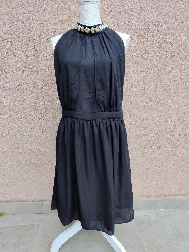 Robe noire M, Taille 38/40 (M), La redoute, Comme neuf, Longueur genou