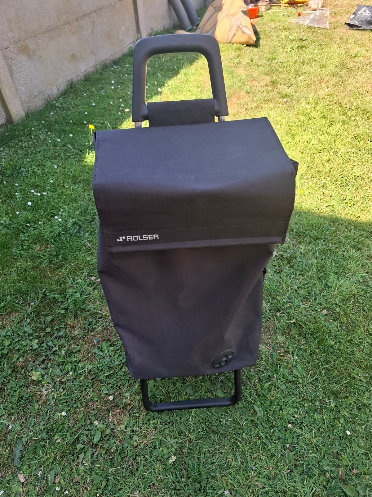 Rolser boodschappentrolley, Ophalen, Zwart