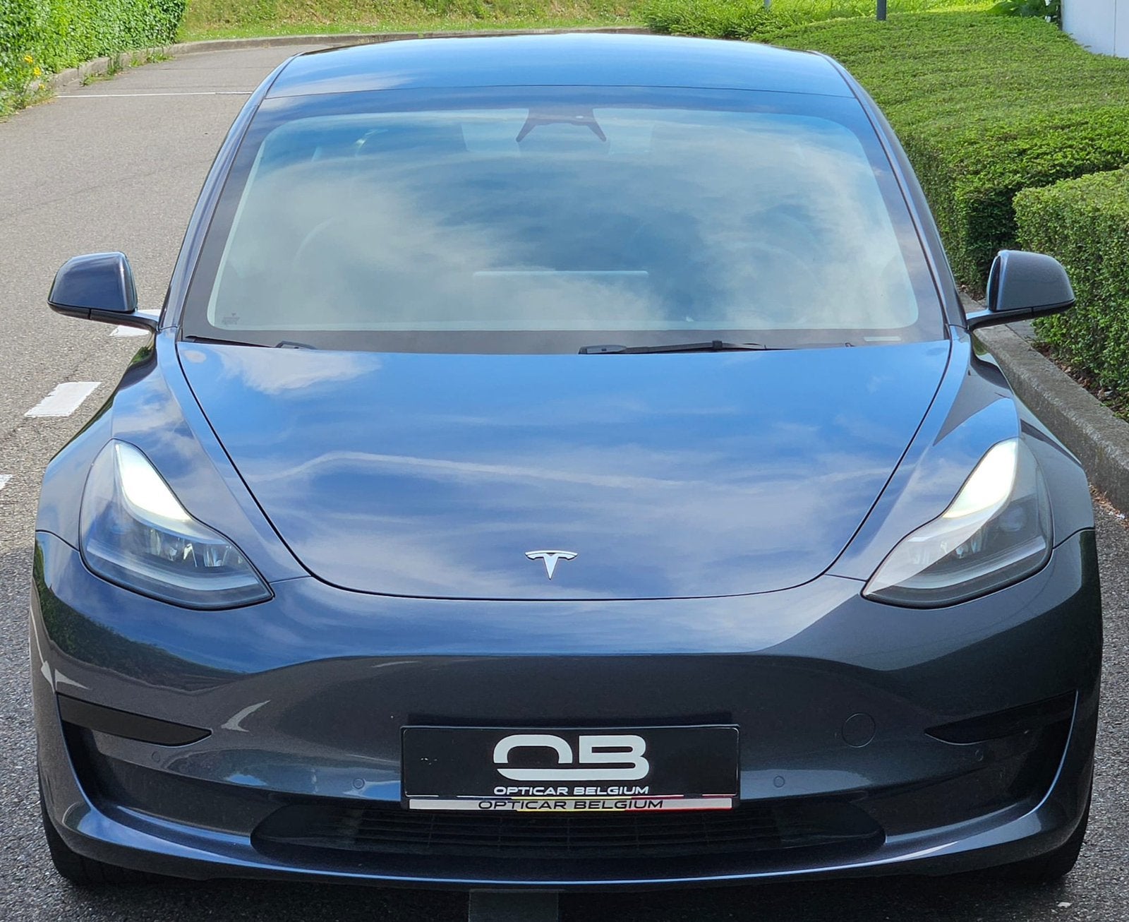 *** Tesla 3 - SR+ - 03/2022 - LFP - SOH 95% ***, Auto's, Zwart, Leder, 5 zetels, Zilver of Grijs