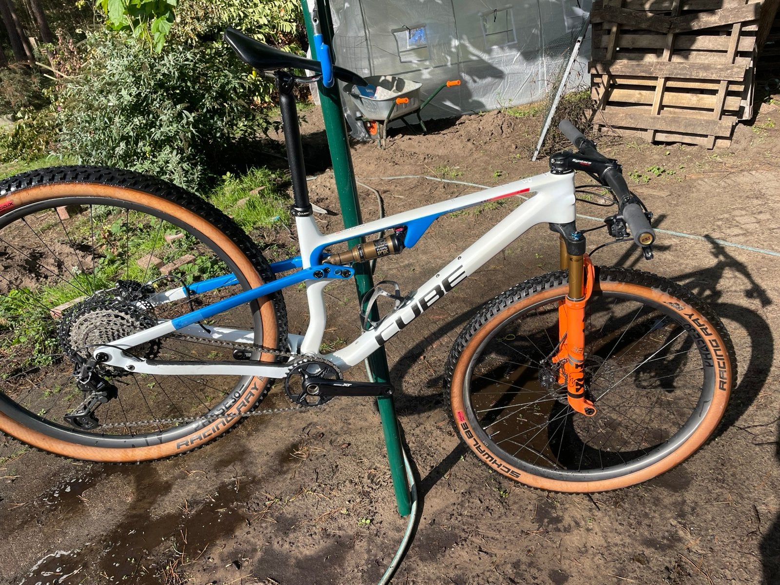Cube AMS worldcup, Fietsen en Brommers, Fully, Ophalen, Gebruikt, Schijfrem