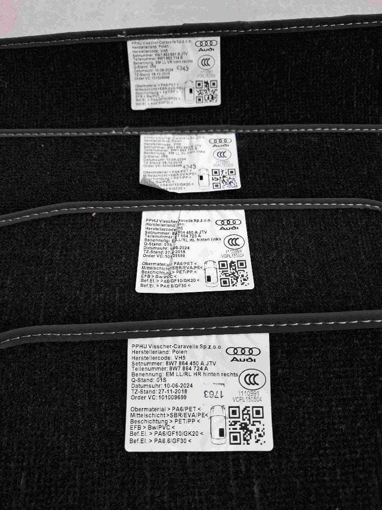 4 tapis de sol Volkswagen T-ROC, Enlèvement, Neuf, Volkswagen