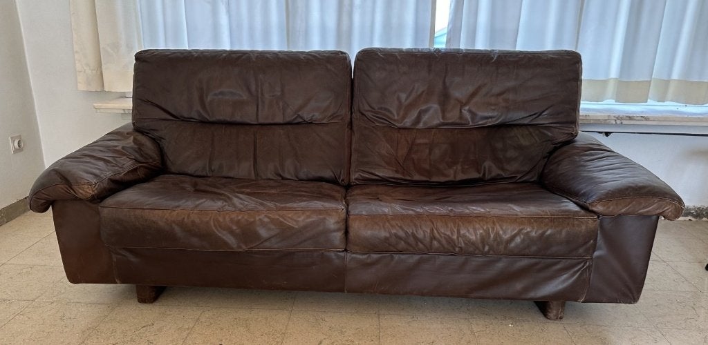 lederen salon, Ophalen, Gebruikt, Leer