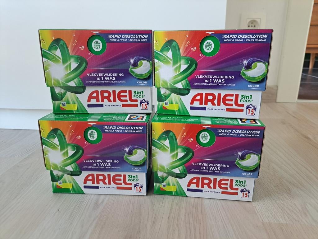 Lot de 60 capsules de lavage 3 en 1 Ariel, Enlèvement