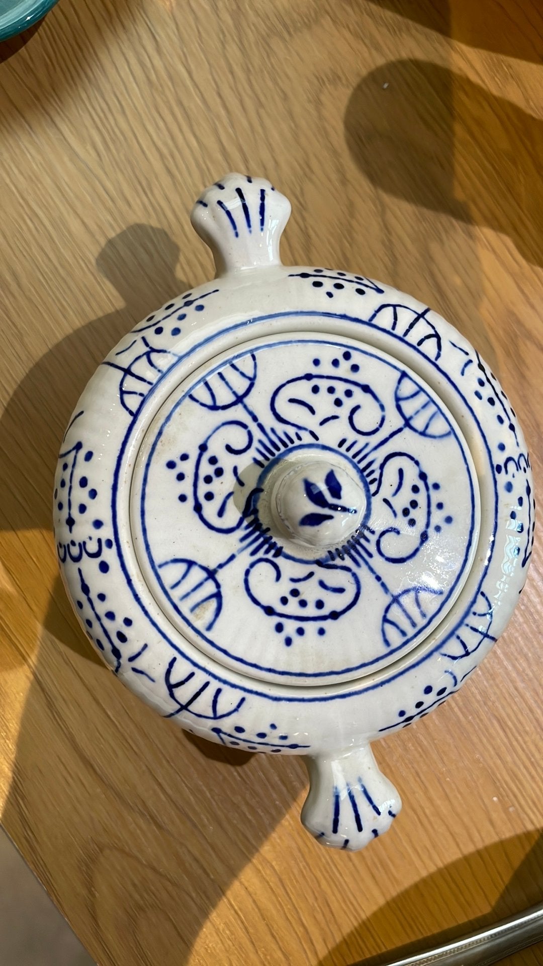 Boch Copenhagen suikerpot met deksel – vintage Boch, Ophalen