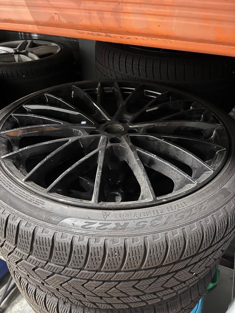 Velgen + Winterbanden BMW X5, Autos : Pièces & Accessoires, Pneus & Jantes, Pneus hiver, 275 mm, Autres dimensions, Enlèvement