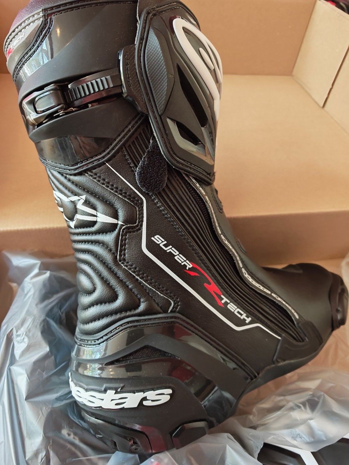 Alpinestars Super Tech Air motorlaarzen - zwart - 45- NIEUW, Motoren, Ophalen, Heren, Nieuw zonder kaartje, Alpinestars