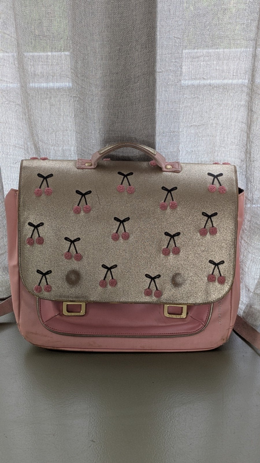 Jeune Premier boekentas - It Bag Midi Cherry, Ophalen, Gebruikt, Rugtas