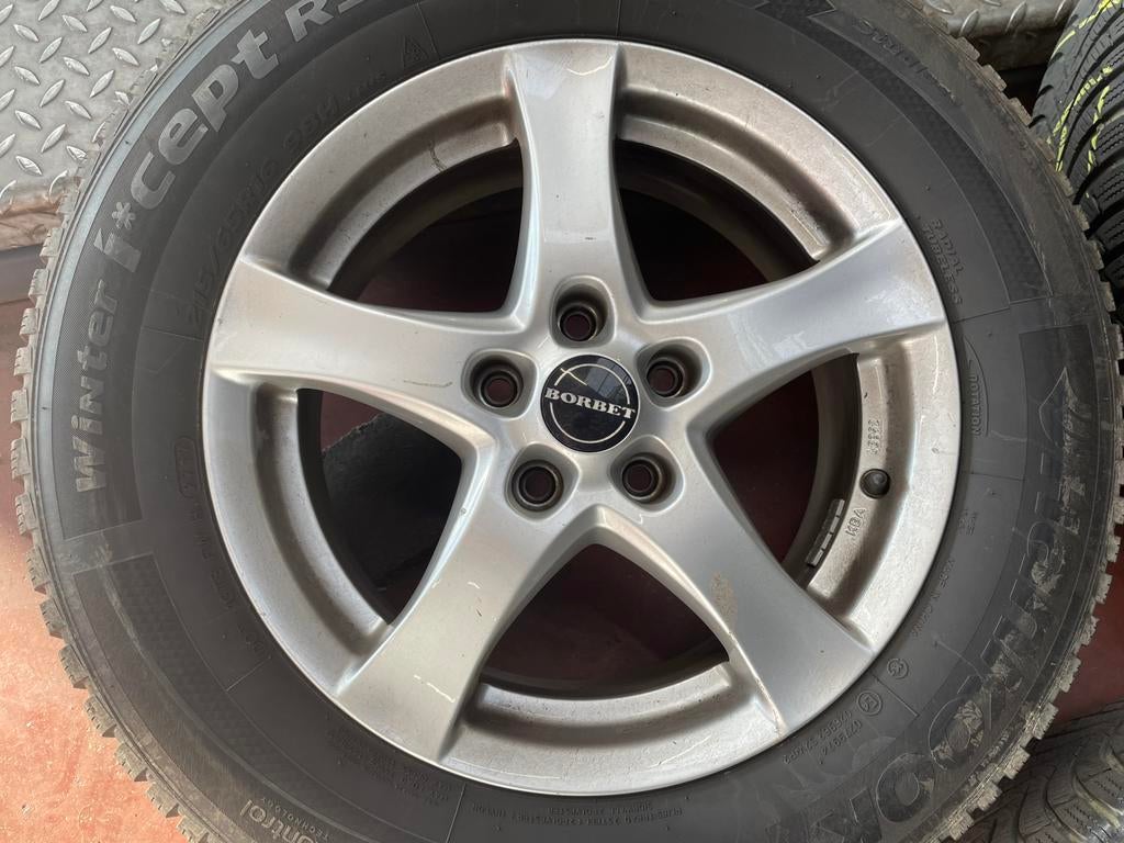 Winterbanden op licht metalen velg, Auto-onderdelen, Banden en Velgen, Ophalen, Winterbanden