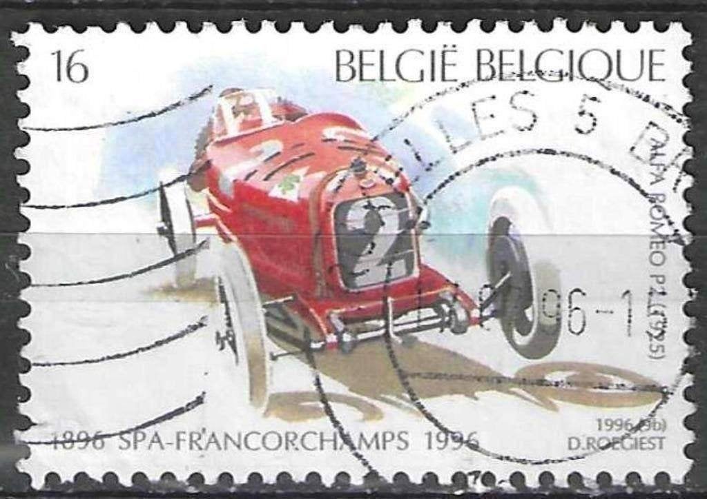 Belgie 1996 - Yvert 2649 /OBP 2650 - Alfa Romeo P2 (ST), Verzenden, Gestempeld, Gestempeld, Auto's
