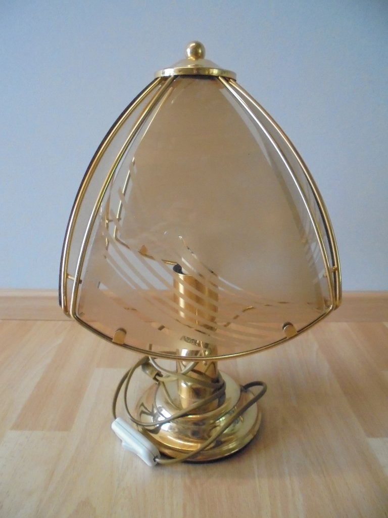 Lamp slaapkamer Woonkamer Vintage Mancave, Huis en Inrichting, Gebruikt, Sfeerlamp, Vintage, Goud